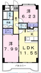 ベルグランツの物件間取画像